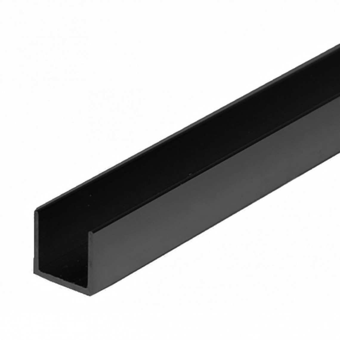 Торцевая планка для стеновой панели 4 мм черная 2 метра